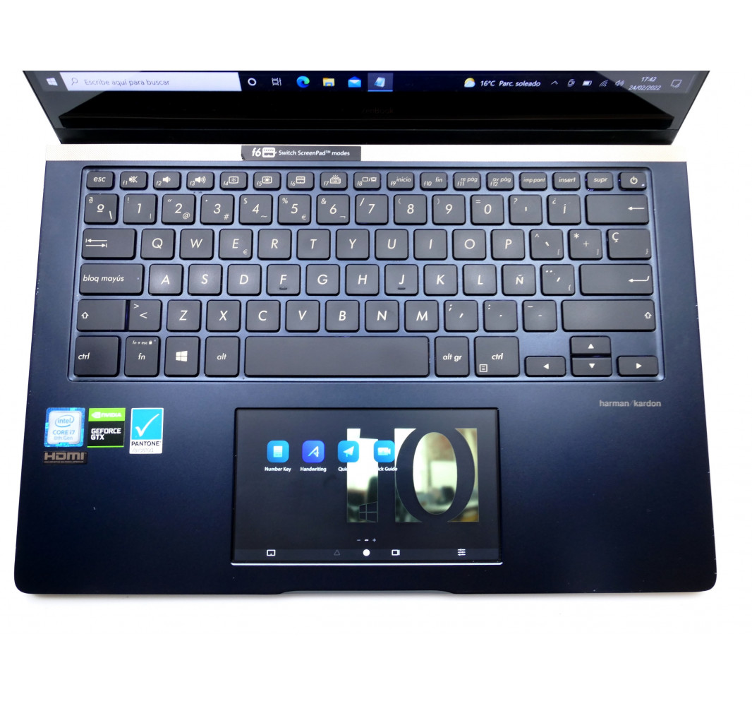 Asus Zenbook Pro UX408F - i7-8565U - 16GB - 512GB SSD - GTX 1050 - 14"