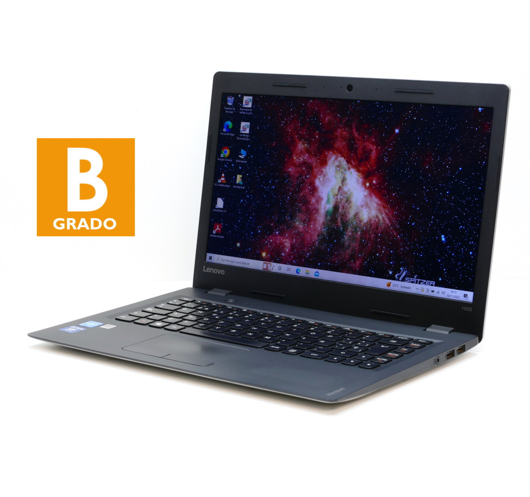 Portátil reacondicionado | Lenovo Ideapad 100S-14IBR - Intel N3050 - 4GB - 128GB SSD - 14" | recompra.shop | Portátiles de Segunda Mano con Garantía