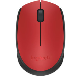 Portátil de segunda mano | Ratón inalámbrico Logitech M171 rojo | recompra.shop
