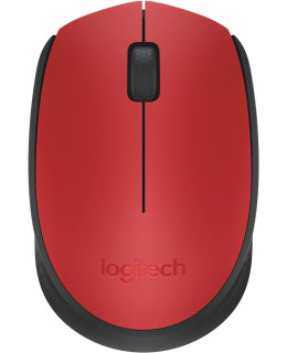 Portátil de segunda mano | Ratón inalámbrico Logitech M171 rojo | recompra.shop