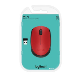 Portátil de segunda mano | Ratón inalámbrico Logitech M171 rojo | recompra.shop