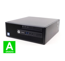 Ordenador de segunda mano | HP ProDesk 400 G3 SFF - i3-6100 - 8GB - 500GB | recompra.es