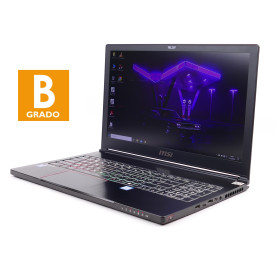 Portátil de segunda mano | MSI GS63VR 6RF - i7-6700HQ - 16GB - 512GB SSD - GTX 1060 - 15,6" | recompra.es