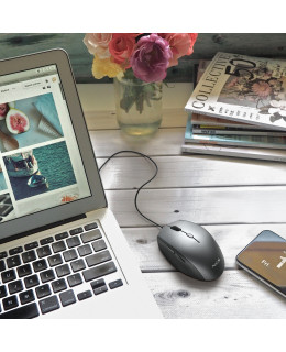 Portátil de segunda mano | Ratón ergonómico NGS MOTH GRAY | recompra.shop