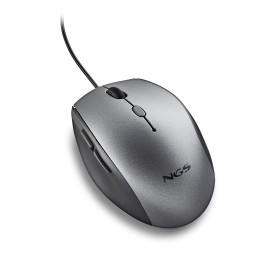 Portátil de segunda mano | Ratón ergonómico NGS MOTH GRAY | recompra.shop