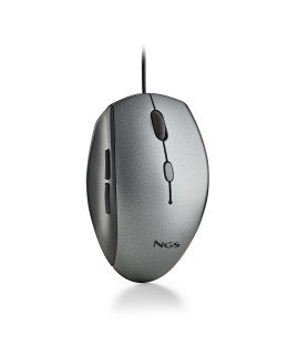 Portátil de segunda mano | Ratón ergonómico NGS MOTH GRAY | recompra.shop