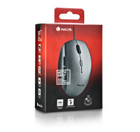 Portátil de segunda mano | Ratón ergonómico NGS MOTH GRAY | recompra.shop