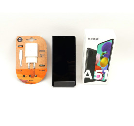 Portátil de segunda mano | Samsung Galaxy A51 - 4GB - 128GB - 6,5" - Dual SIM - Negro | recompra.shop