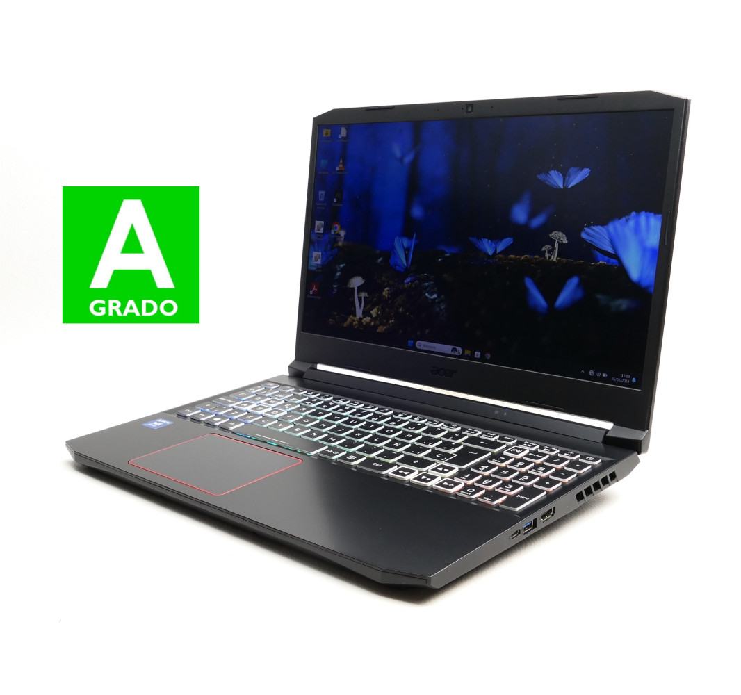 Portátil de segunda mano | Acer Nitro 5 AN515-55 - i7-10750H - 16GB - 512GB - GTX 1660 Ti - 15,6" | recompra.shop