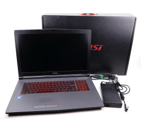 Portátil de segunda mano | MSI GV72 8RD - i7-8750H - 8GB - 256GB + 1TB - GTX 1050 Ti - 17,3" | recompra.shop
