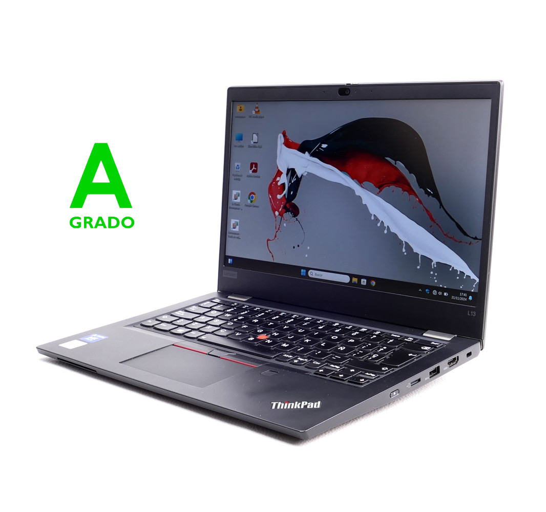 Portátil de segunda mano | Lenovo ThinkPad L13 - i7-10510U - 8GB - 256GB SSD - 13,3" | recompra.shop