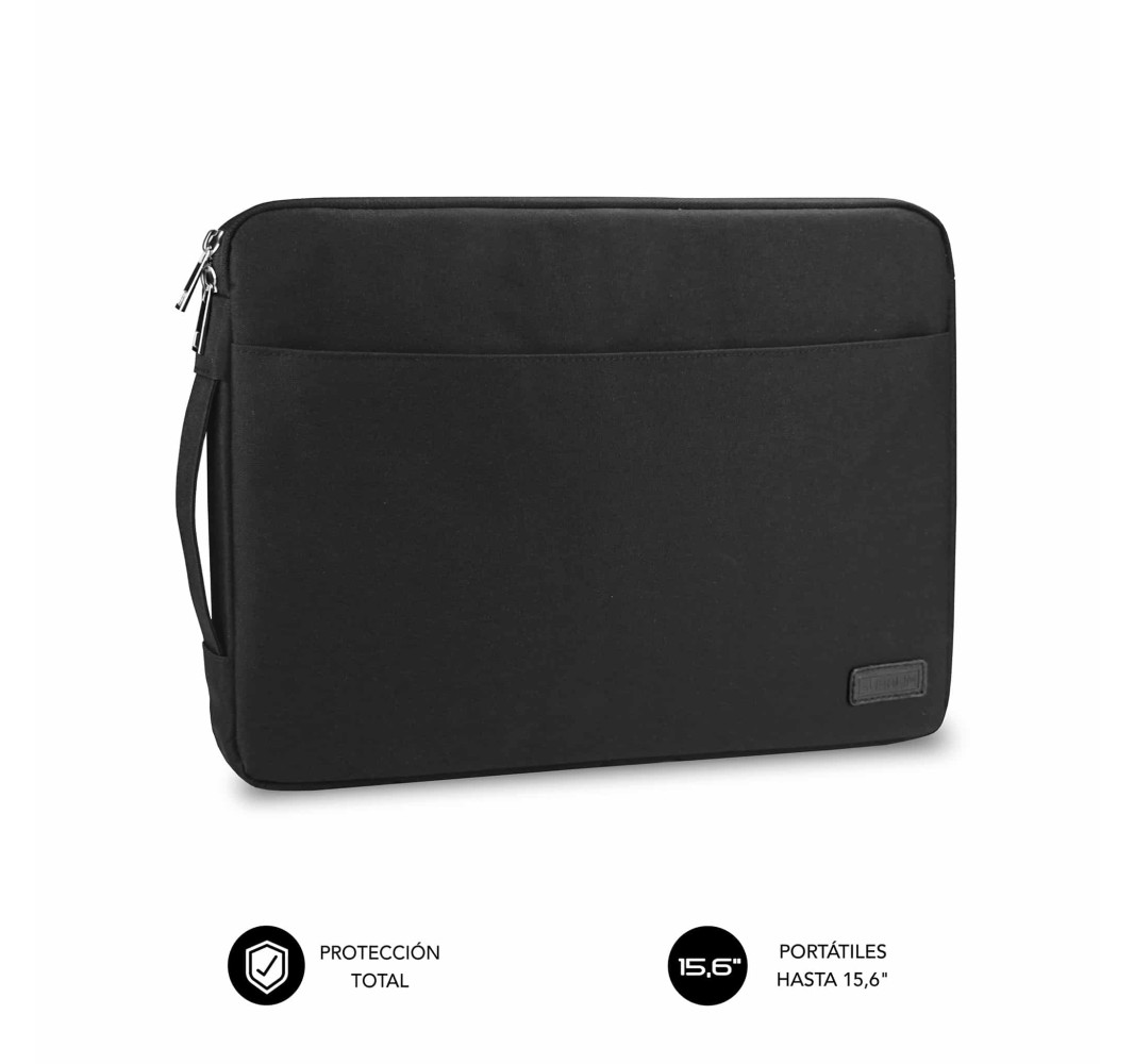 Portátil de segunda mano | Funda Subblim Urban negra 15,6" | recompra.shop