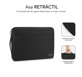 Portátil de segunda mano | Funda Subblim Urban negra 15,6" | recompra.shop