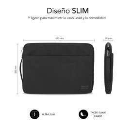 Portátil de segunda mano | Funda Subblim Urban negra 15,6" | recompra.shop