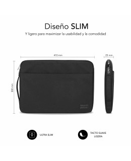 Portátil de segunda mano | Funda Subblim Urban negra 15,6" | recompra.shop