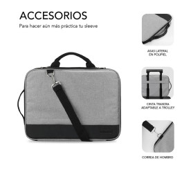 Portátil de segunda mano | Maletín Subblim Advance Sleeve 13,3" - 14" gris | recompra.shop