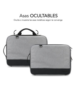 Portátil de segunda mano | Maletín Subblim Advance Sleeve 13,3" - 14" gris | recompra.shop
