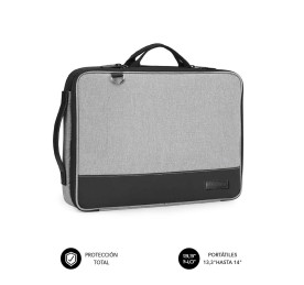 Portátil de segunda mano | Maletín Subblim Advance Sleeve 13,3" - 14" gris | recompra.shop