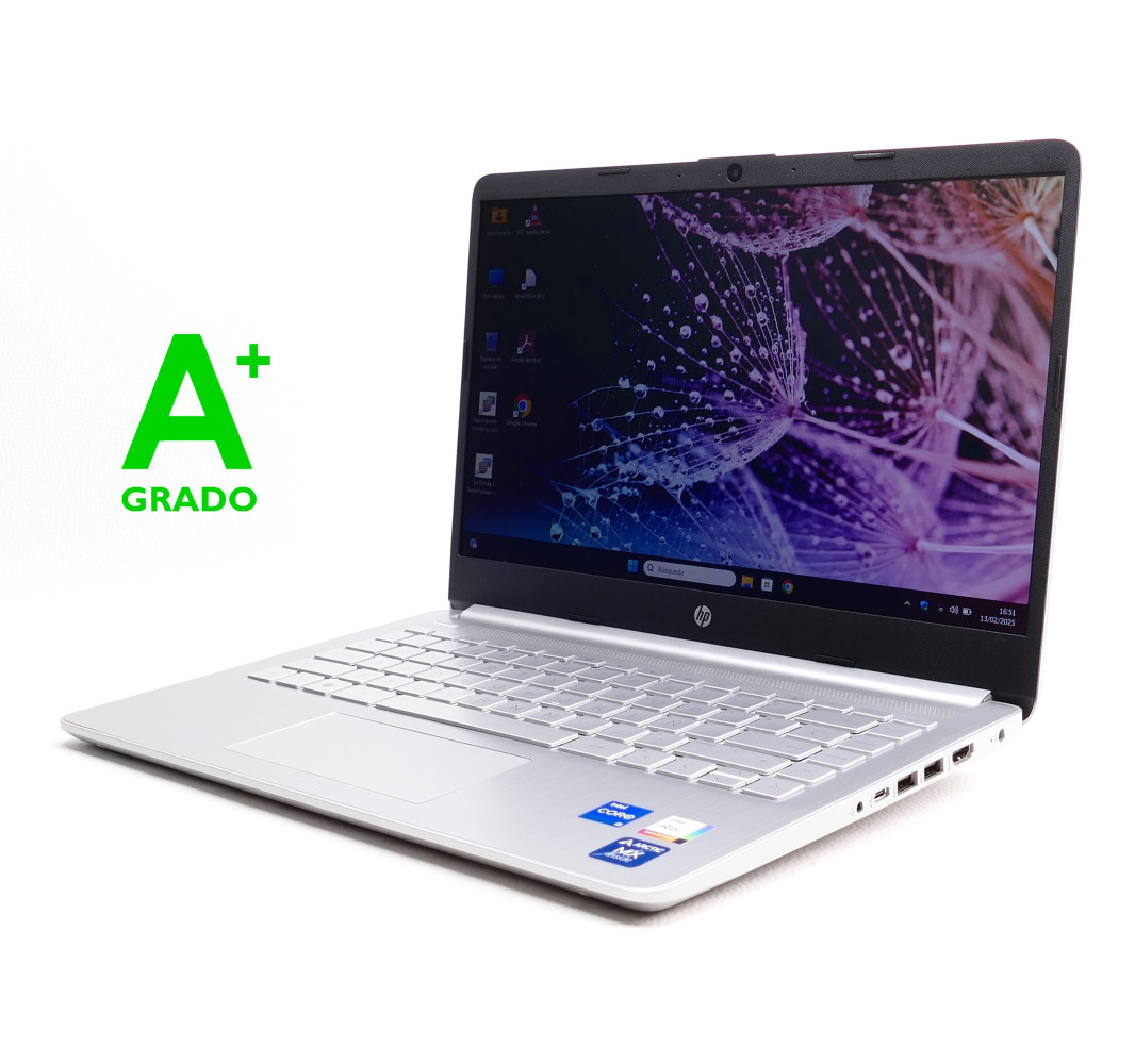 Portátil de segunda mano | HP 14s-dq4000ns - i5-1155G7 - 8GB - 512GB SSD - 14" | recompra.shop