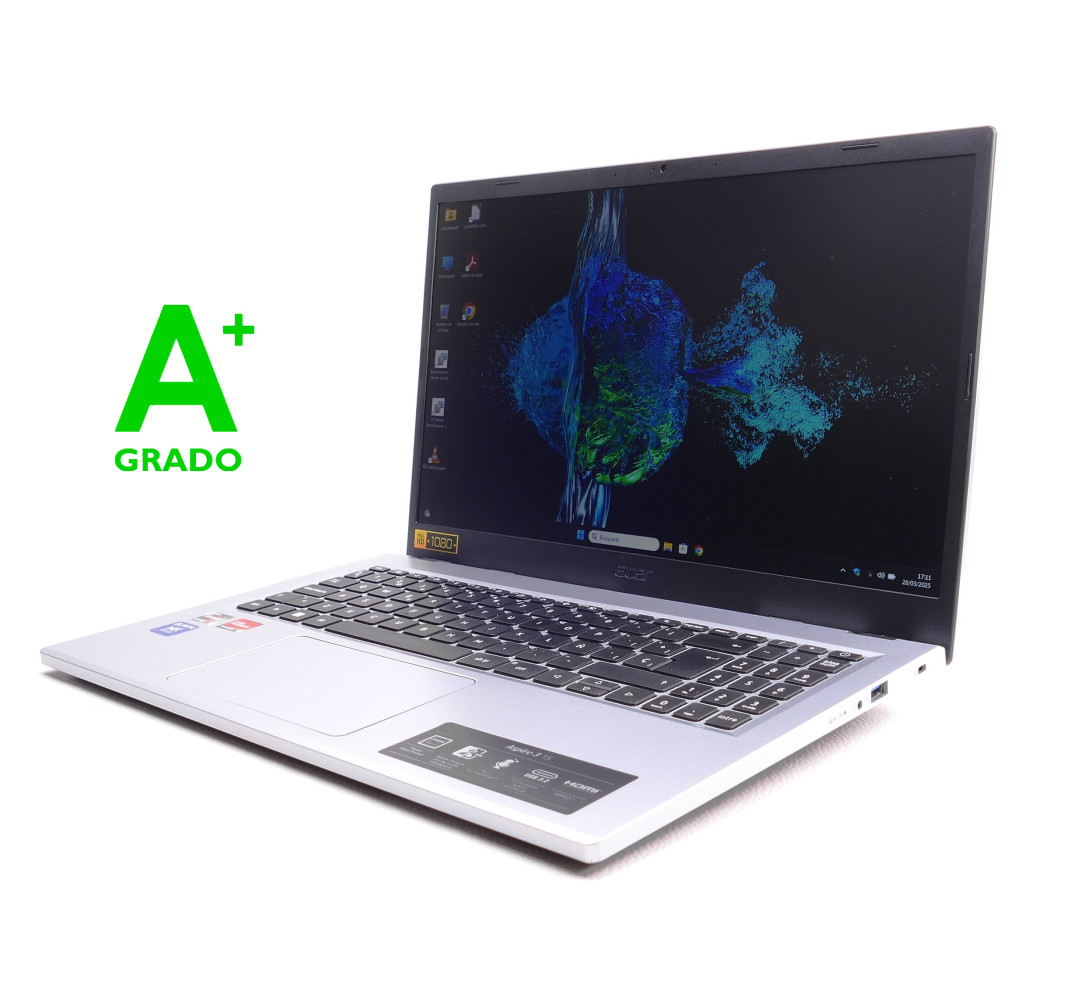 Portátil de segunda mano | Acer Aspire 3 A315-24P - Ryzen 5 7520U - 8GB - 512GB SSD - 15,6" | recompra.shop